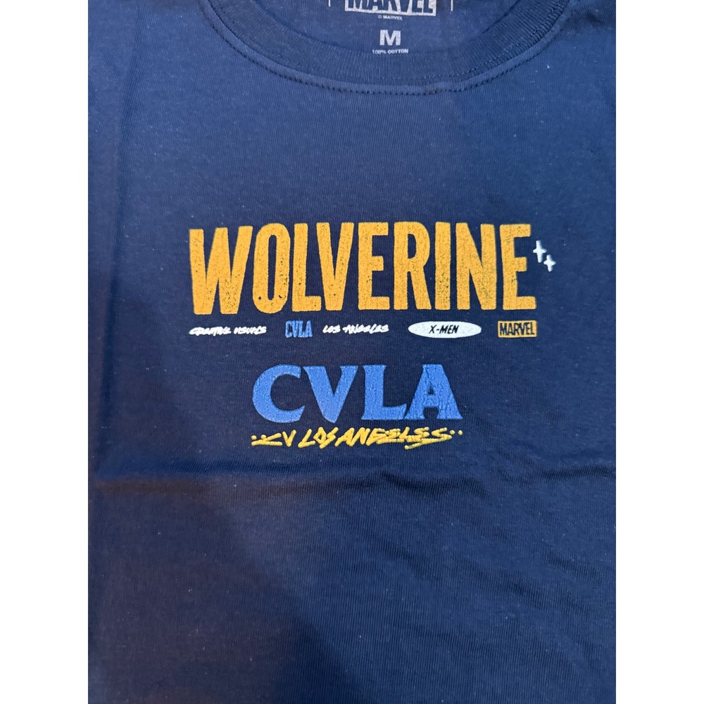 Marvel X-Men Wolverine CVLA Los Angeles Graphic T-Shirt Navy Size M NWOT - Picture 3 of 4